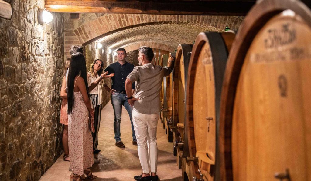 Brunello di Montalkcino wine cellars